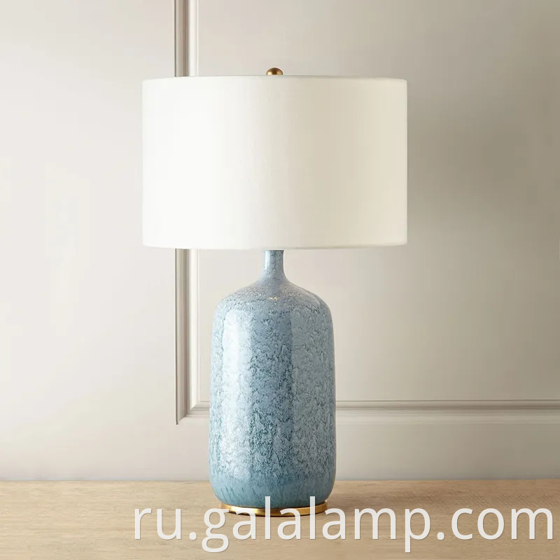 Изысканная керамическая лампа с полностью полицейскими с традиционными китайскими мотивами